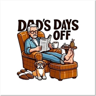 Tired dad Fathers day Posters and Art